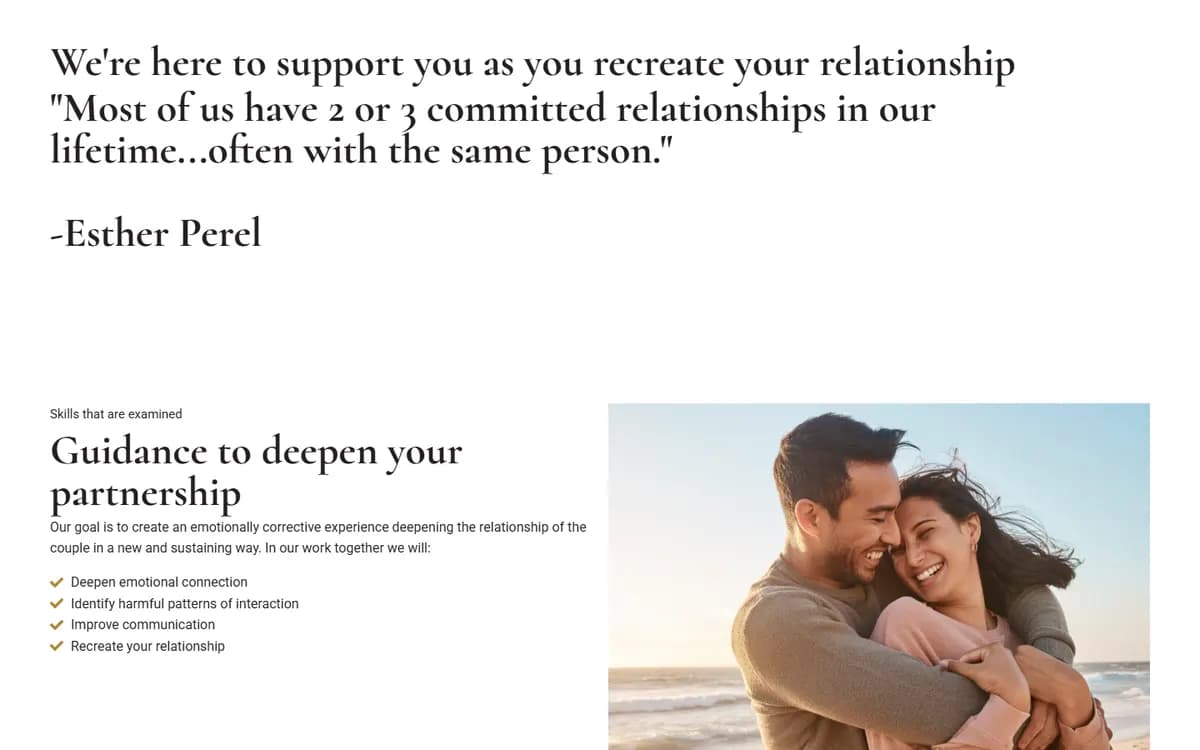 Abundance Family Therapy: Dedicated service pages