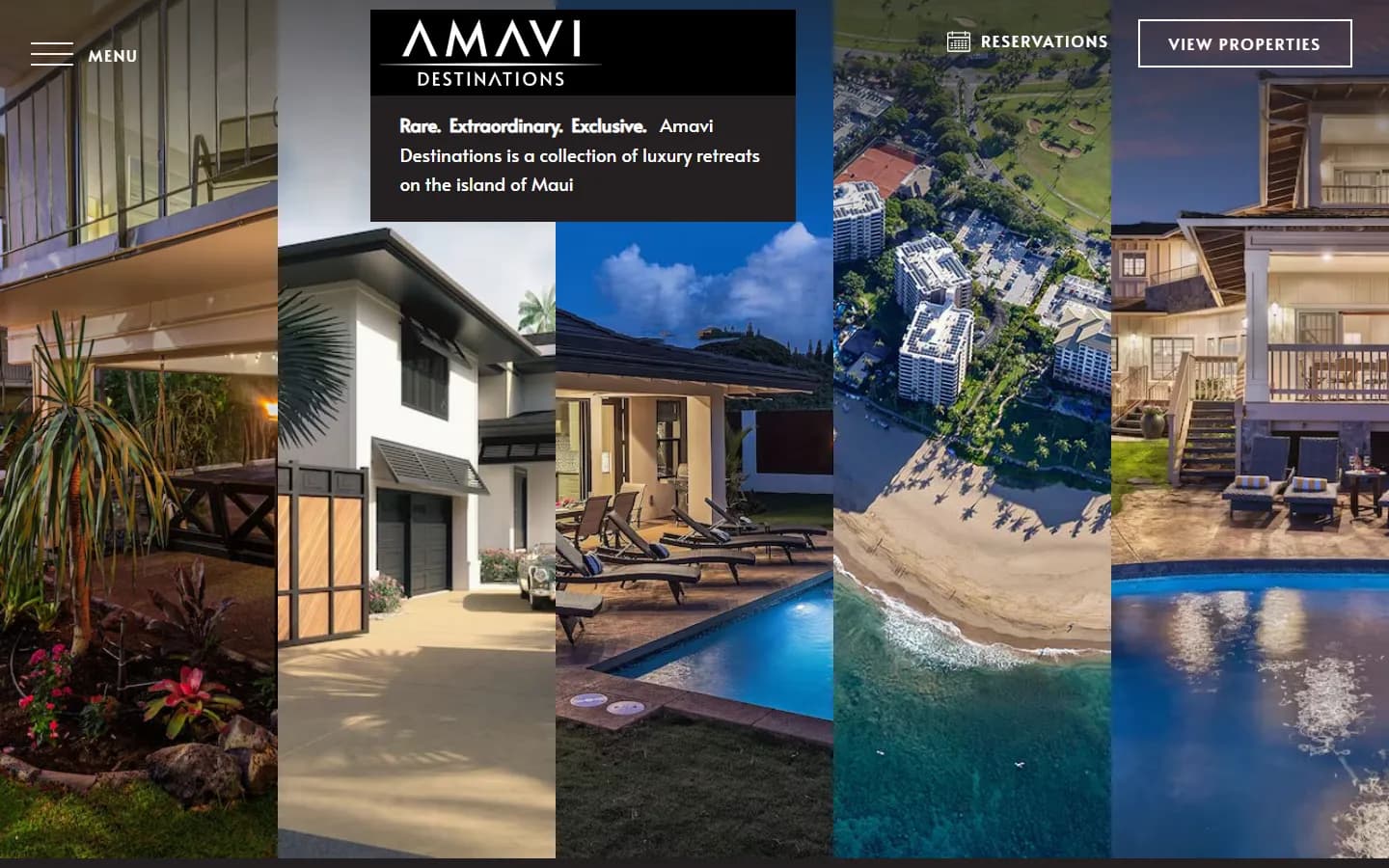 AMAVI homepage