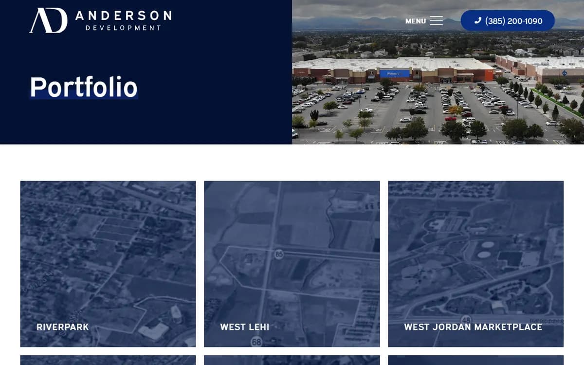 Anderson Development: A visual project portfolio