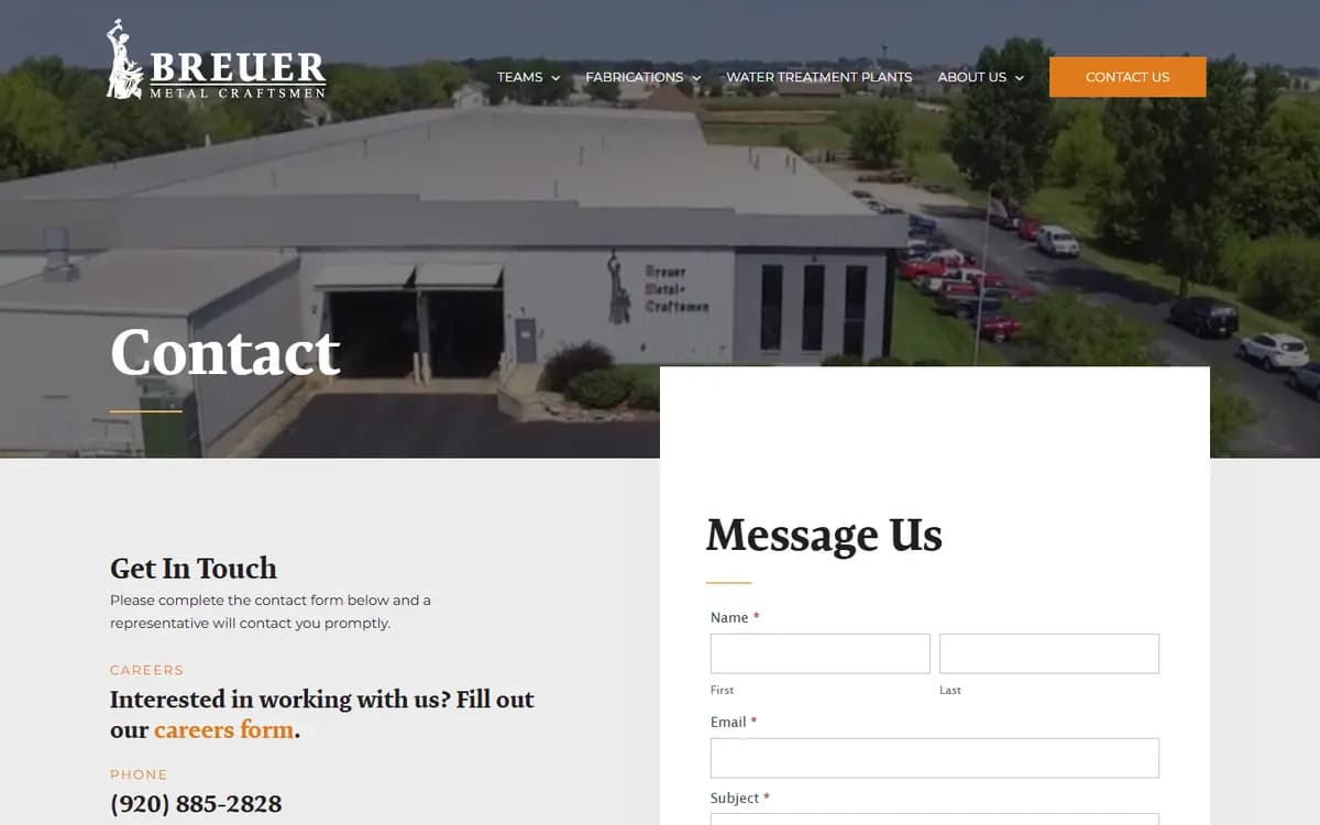 Breuer Metal: A direct line to a representative