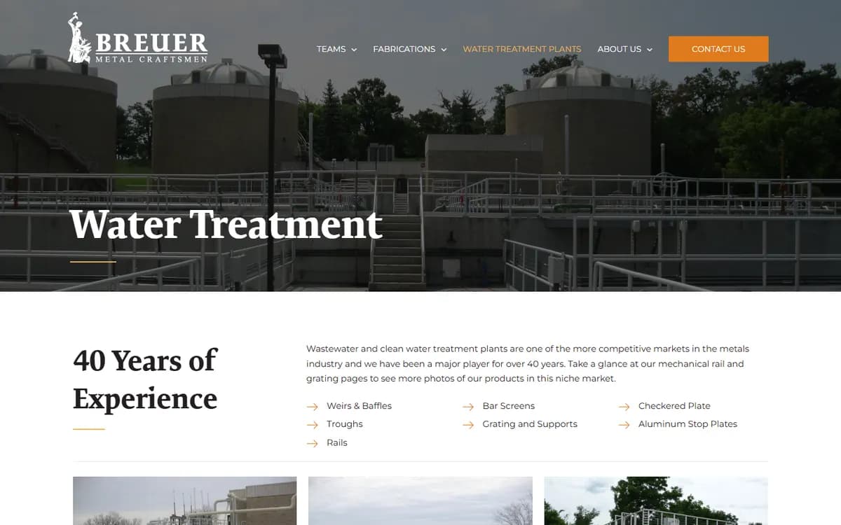 Breuer Metal: A home for the water treatment market