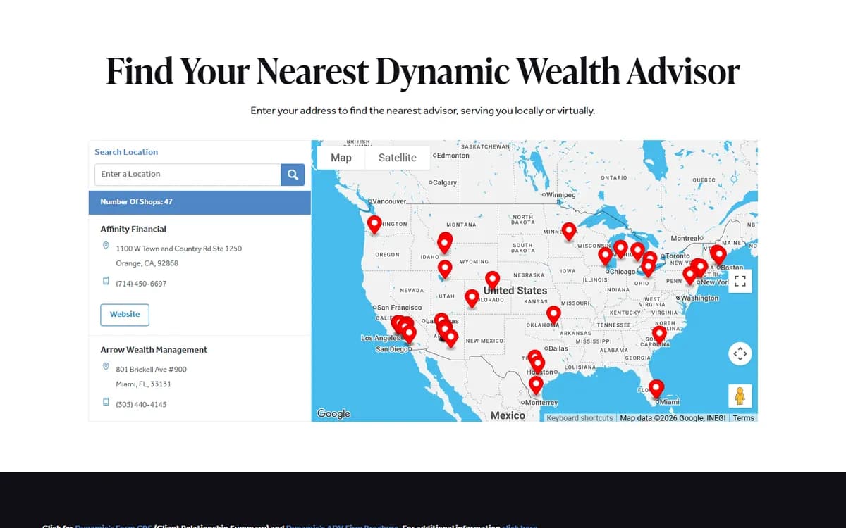 Dynamic Advisor Solutions: Find an advisor