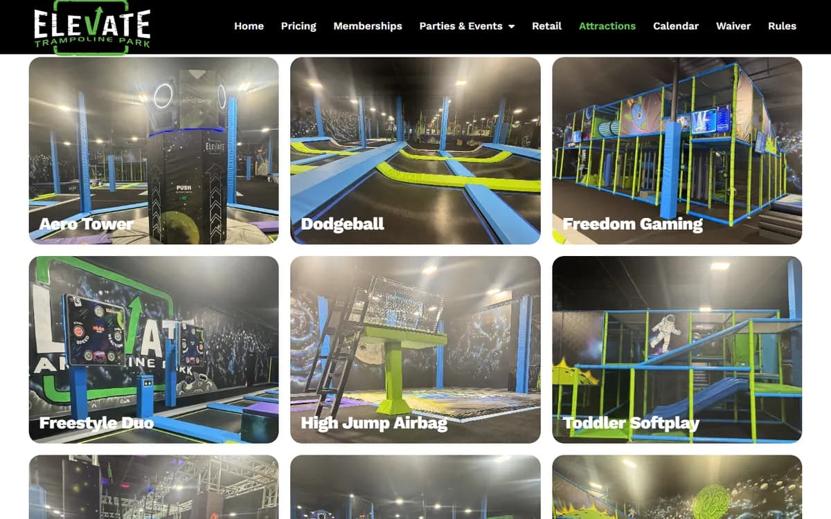 Elevate Trampoline Park: Attractions galleries