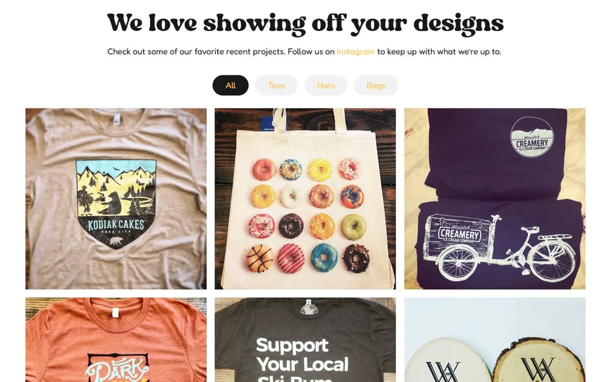 Motherlode: A filterable portfolio