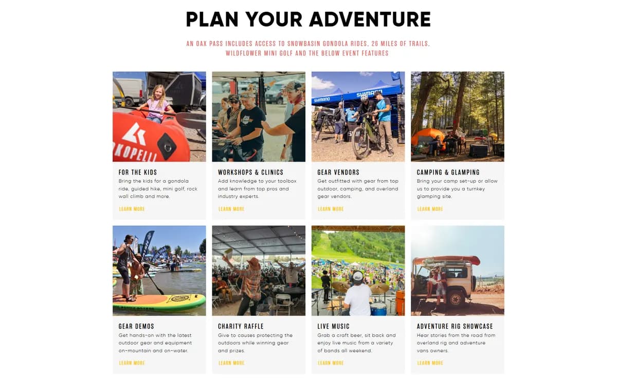 OAX: The whole weekend at a glance