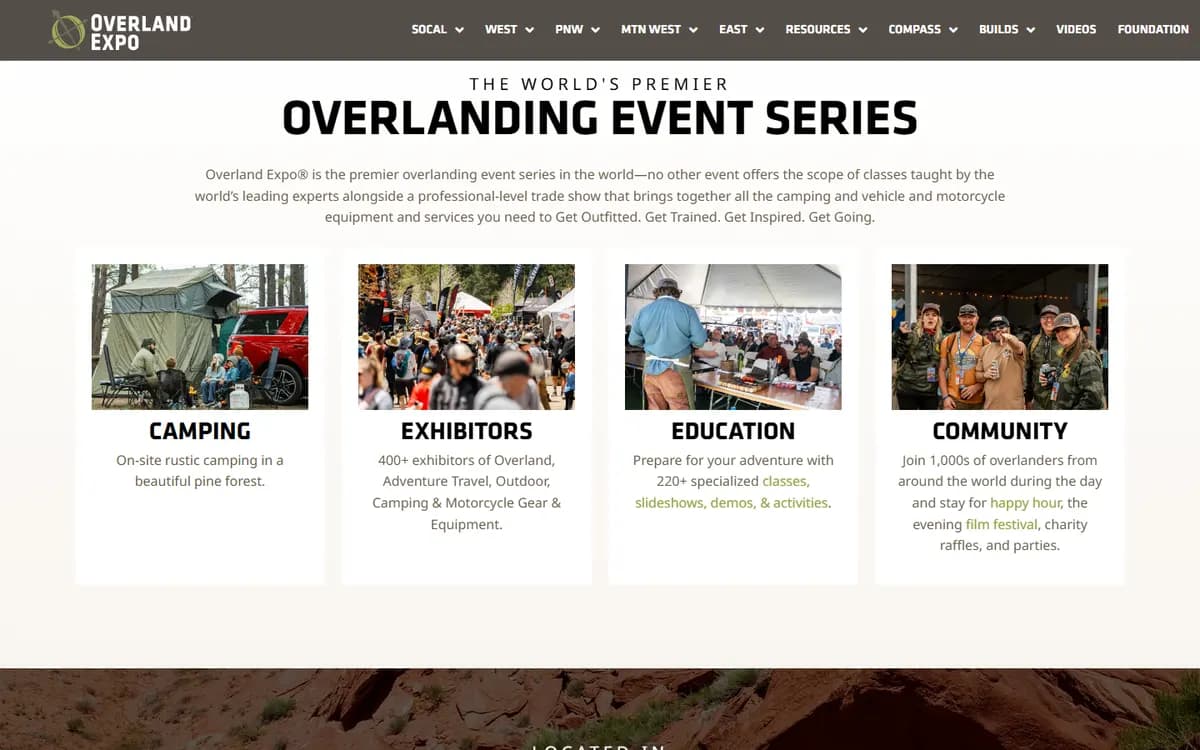 Overland Expo: A hub for every event