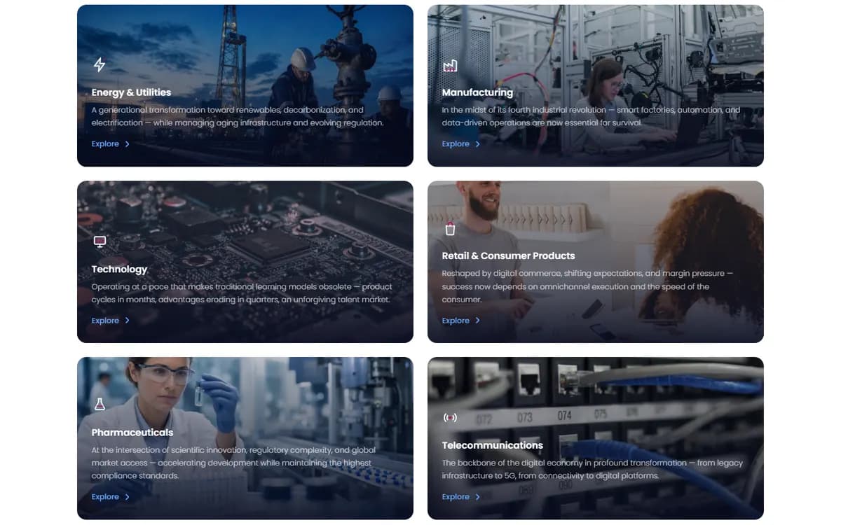 Perluxi: Industry expertise, sector by sector