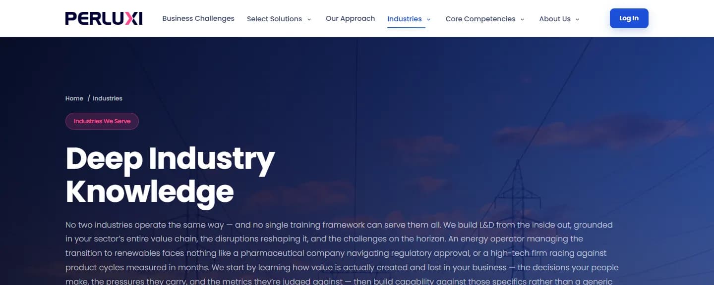 Perluxi website