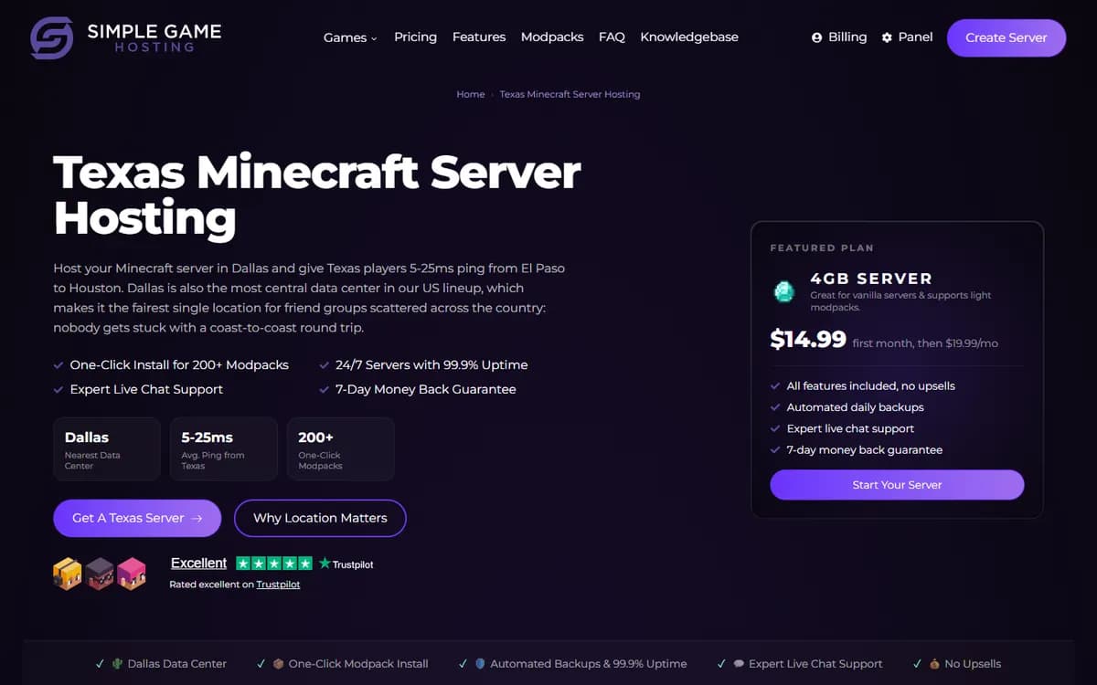Simple Game Hosting: Regional server locations