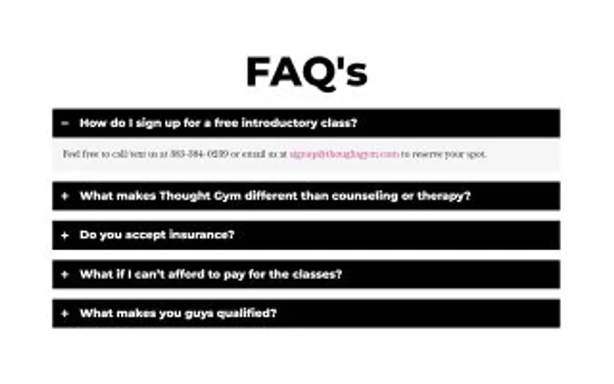 Thought Gym: Answers before the first class