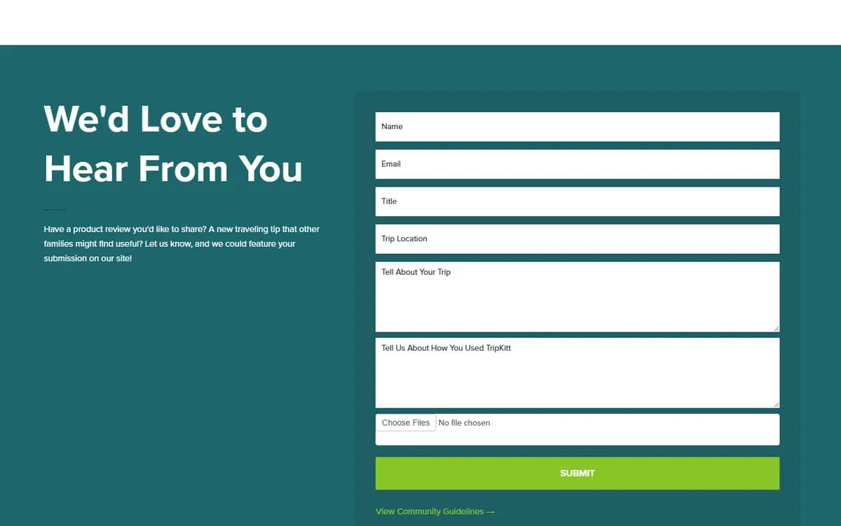 TripKitt: Community stories