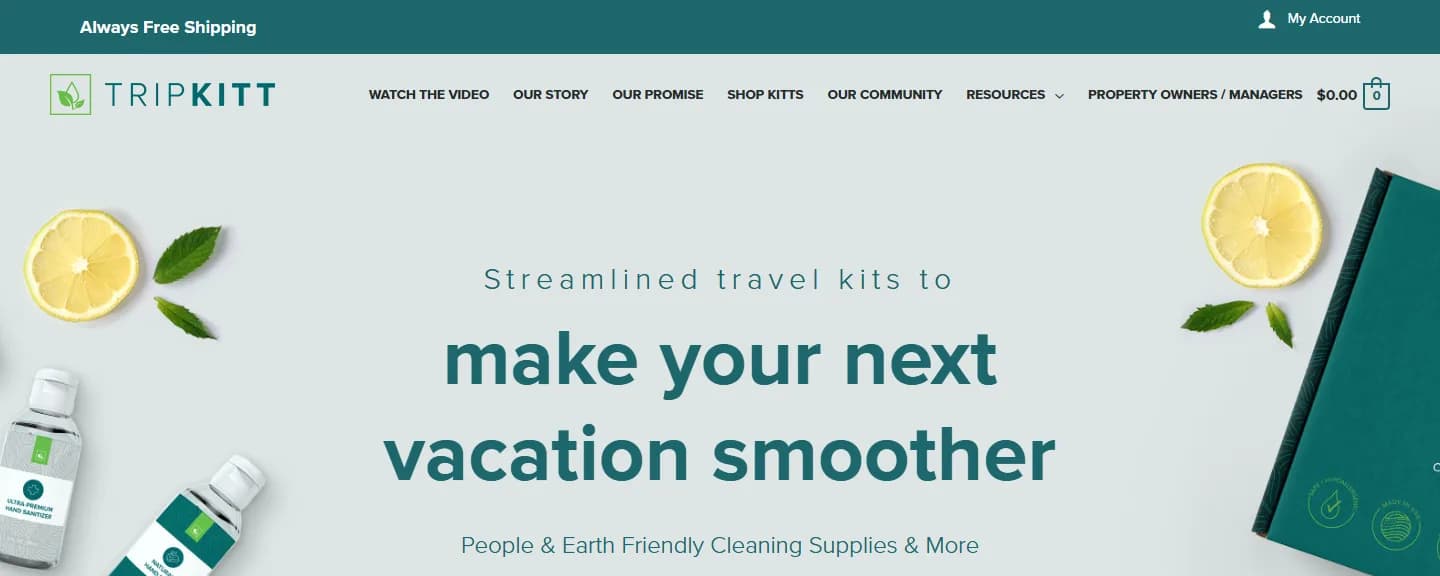 TripKitt website