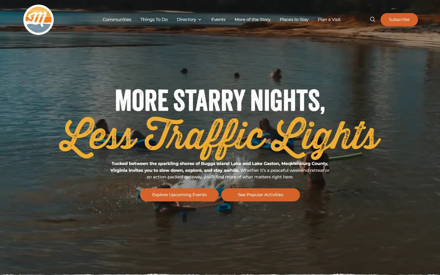 Visit Mecklenburg County website after the Fluid22 redesign