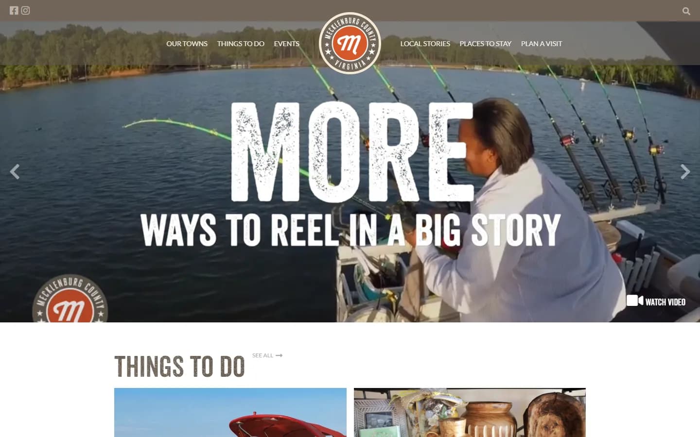 Visit Mecklenburg County website before the redesign