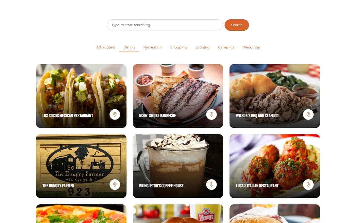 Visit Mecklenburg County: A searchable visitor directory
