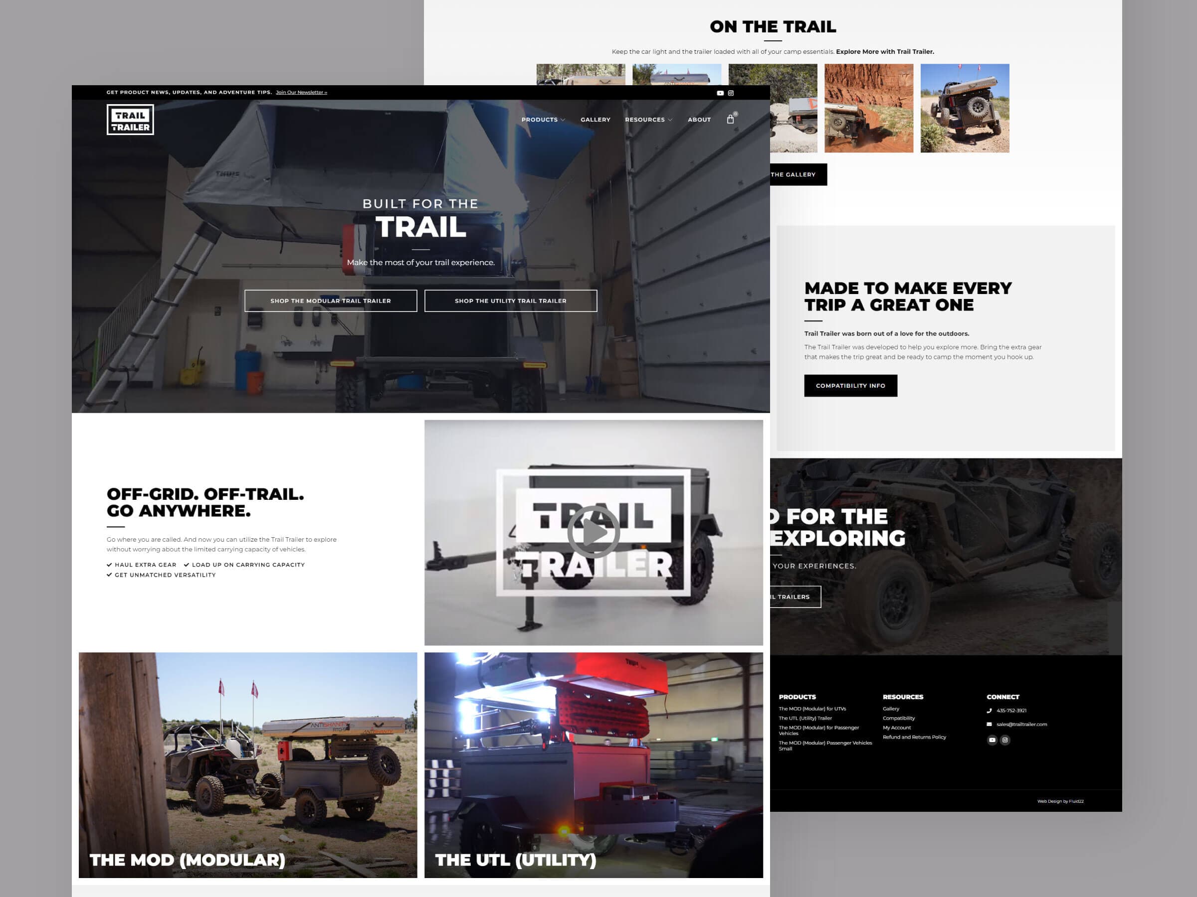 Trail-Trailer website hero