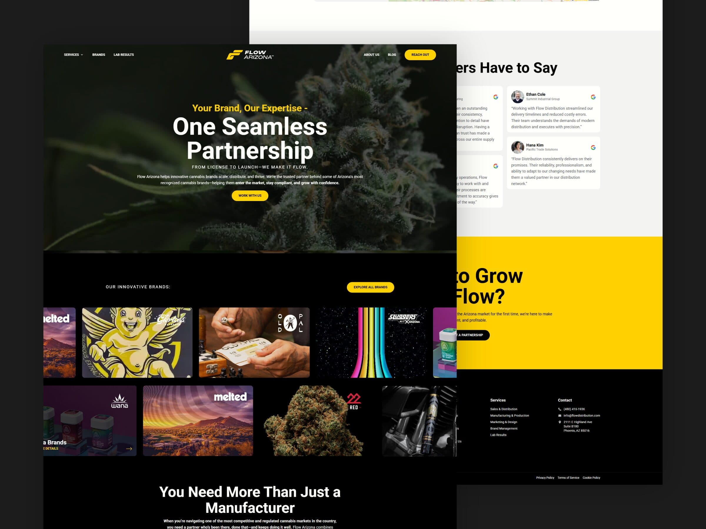 Flow Arizona website design by Fluid22