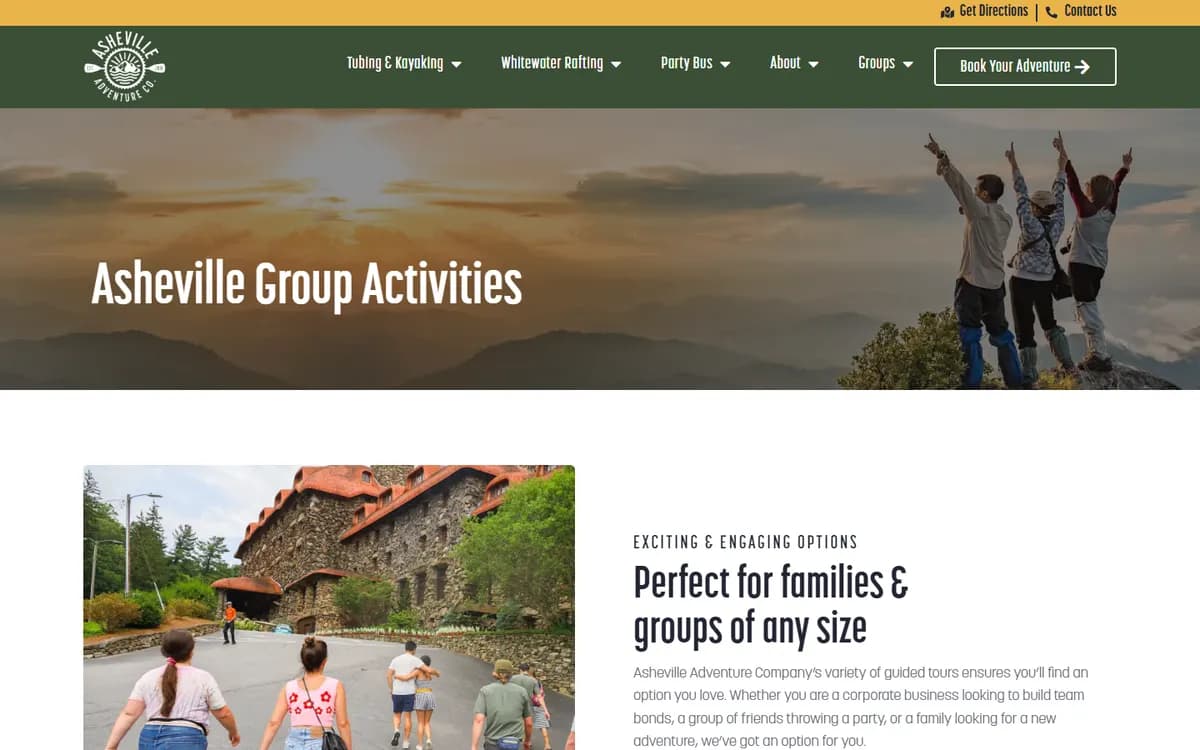 Asheville Adventure Company: Group trips for every occasion
