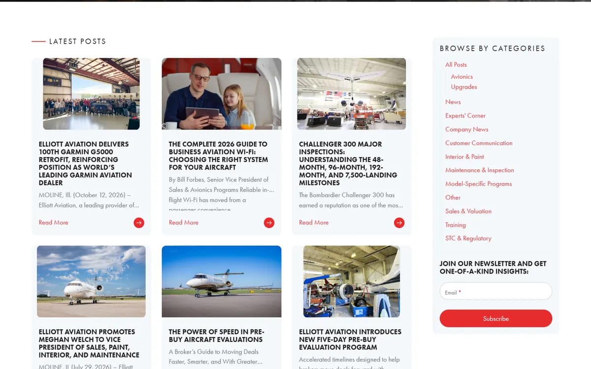 Elliott Aviation: The Experts' Corner