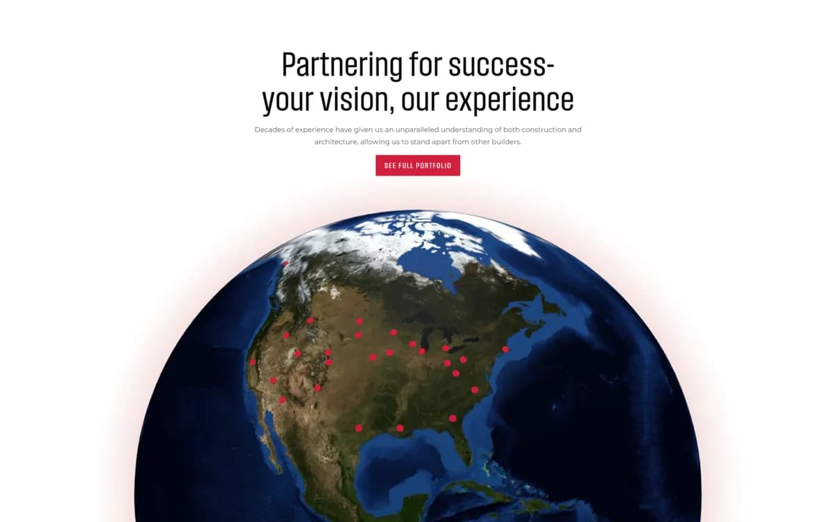 RVC: Interactive project globe