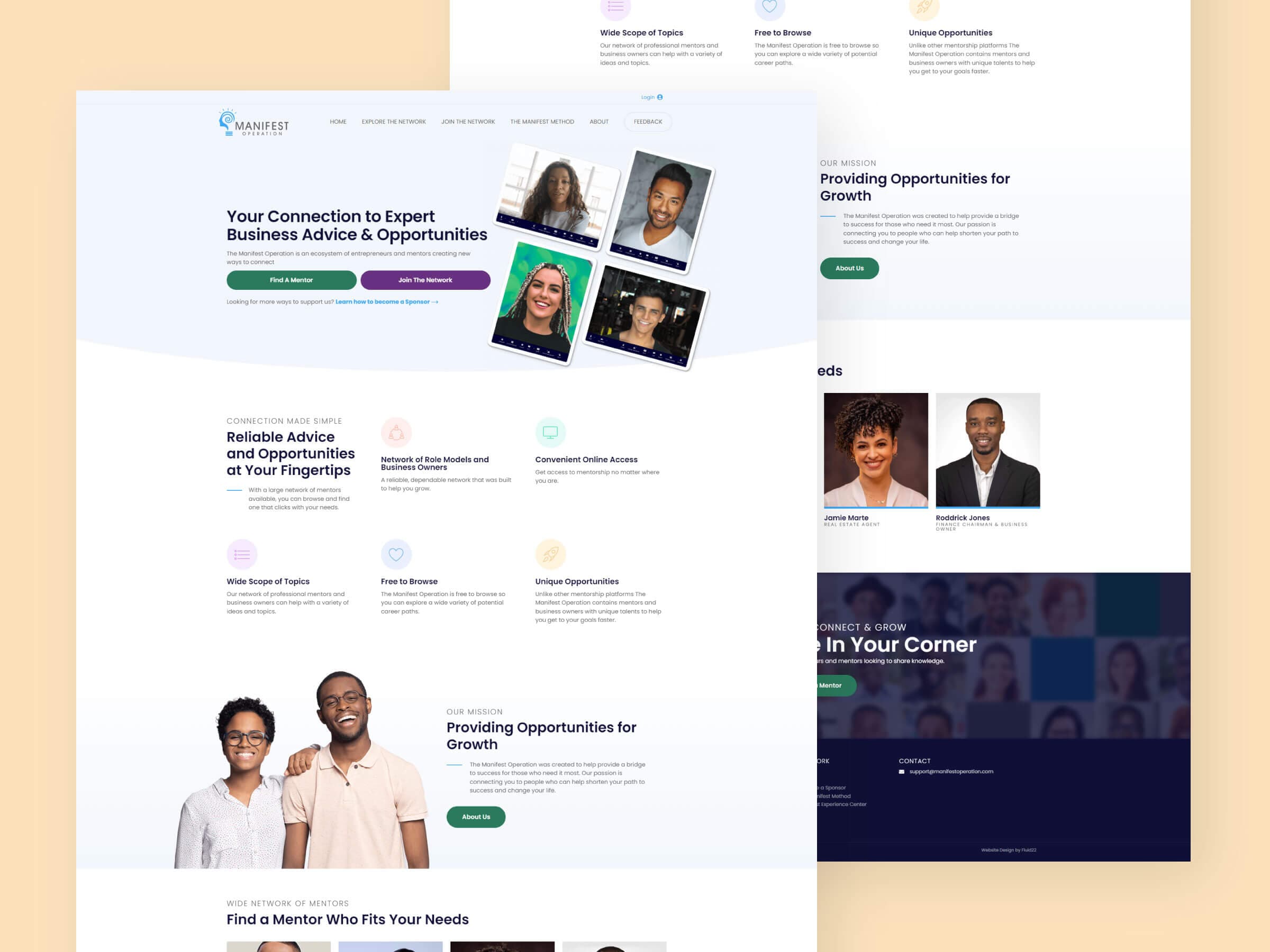 manifest operation webpage